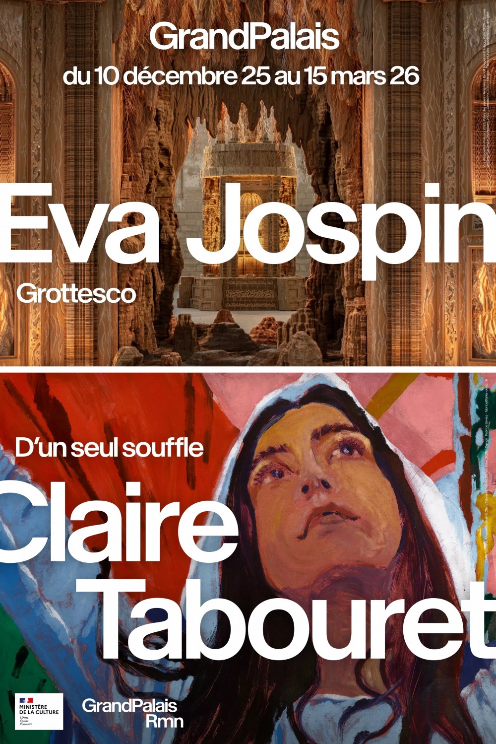 Grand Palais : Eva Jospin et Claire Tabouret